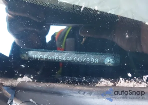 2009 Honda Civic Lx из США, поврежденный, VIN 1HGFA16549L007398